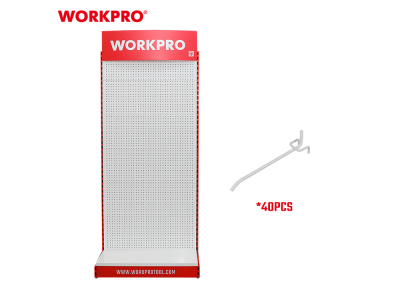 Metal Display Stand with 40 Hooks