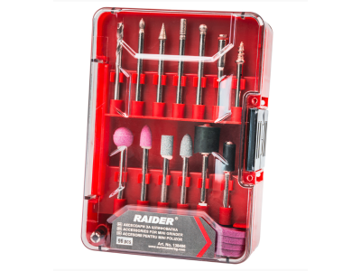 Аксесоари за шлифовалка Raider 96бр. к-т в куфар