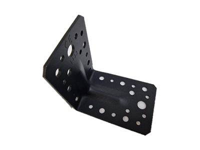 Планка ъглова усилена KP1 90x90x65mm Bl