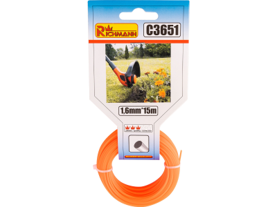Trimmer lines, round 1,6mm/ 15m Richmann C3651