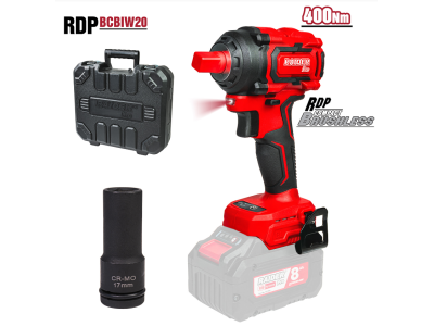 Безчетков гайковерт Raider R20 RDP-BCBIW20 Solo 1/2" 400Nm с куфар - 030196