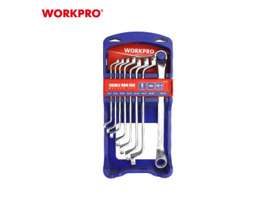 Double Box End Wrench Set, 8 pcs