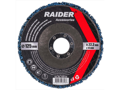 Raider Диск почистващ Blue 125x22. 2x14mm RD