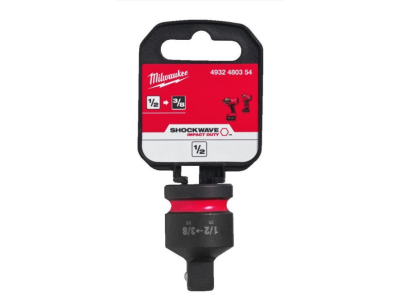 Milwaukee SHOCKWAVE™ Impact Adapter 1/2'' Square to 3/8'' Square - 4932480354