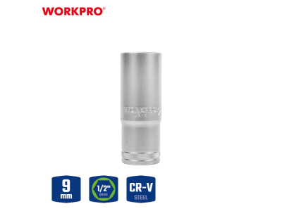 Long Hexagon Socket 9 mm, 1/2 in Drive