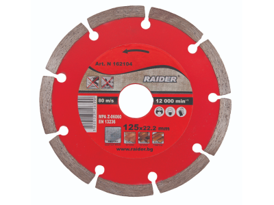 Raider Diamond disc DRY 125x22.2mm RD-DD02