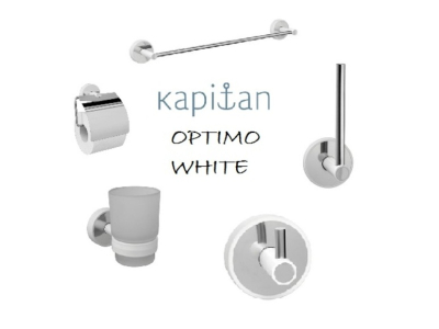 4-Piece Bathroom Set - white