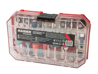 Аксесоари за шлифовалка Raider 227бр. к- т в куфар
