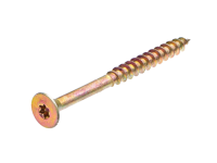 Wood screw TX Zn yellow