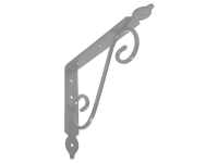 Hinge decorative corner wrought iron gray WOZ 240mm HS