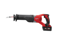 Акумулаторния саблен трион Milwaukee M18BSX-0 с мощен 4-полюсен мотор