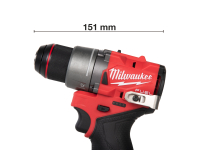 Milwaukee M12FDD2-0 ultra-compact cordless screwdriver