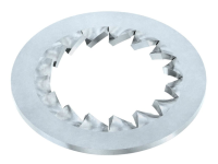 Serrated lock washers, internal teeh DIN6798J Zn