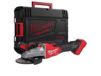 Акумулаторен безчетков ъглошлайф с плоска глава Milwaukee M18 FSAGF125XB-0X с куфар