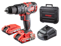 Raider RDI-CDB02 brushless impact drill with 2 2Ah batteries and case - 011502